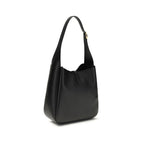 Black Calf Leather Bos Taurus Shoulder Bag Saint Laurent