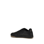 Black Calf Leather Bos Taurus Low Top Sneakers Saint Laurent