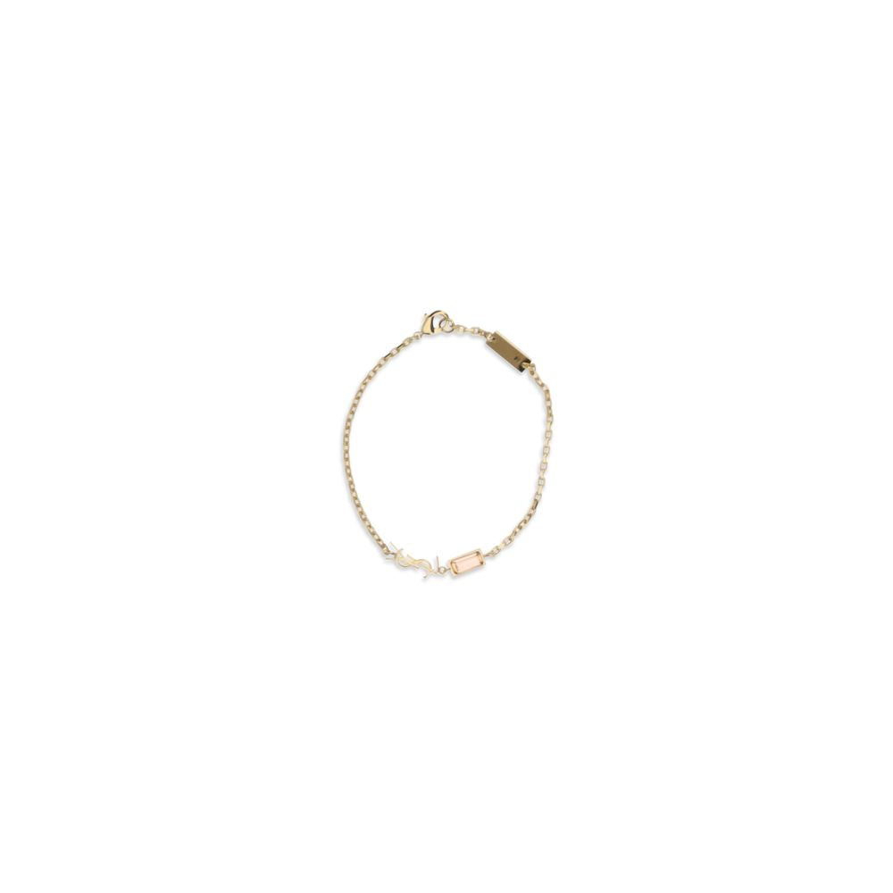 Gold Brass Bracelet Saint Laurent
