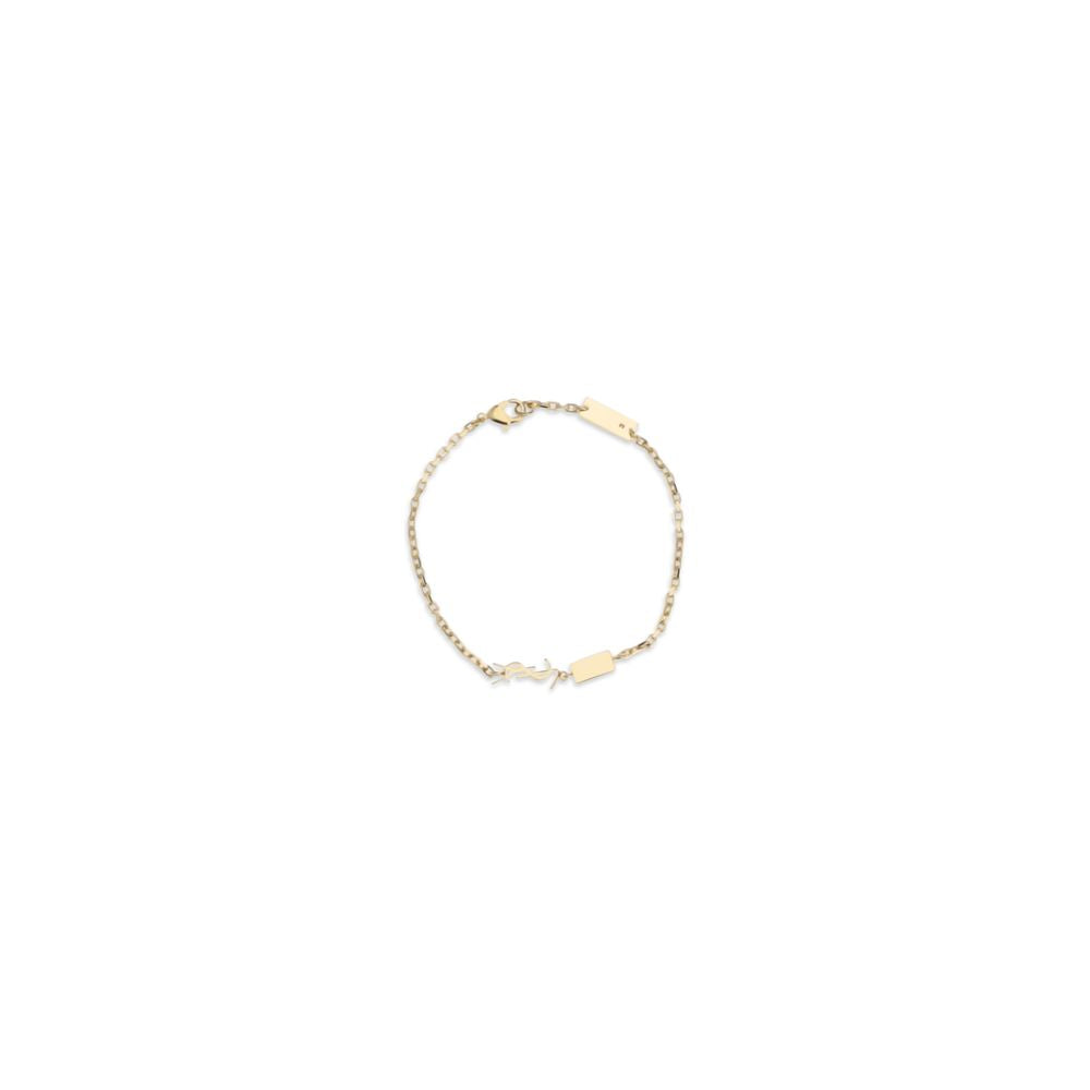 Gold Brass Bracelet Saint Laurent