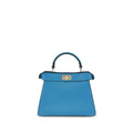 Blue Calf Leather Bos Taurus Handbag Fendi