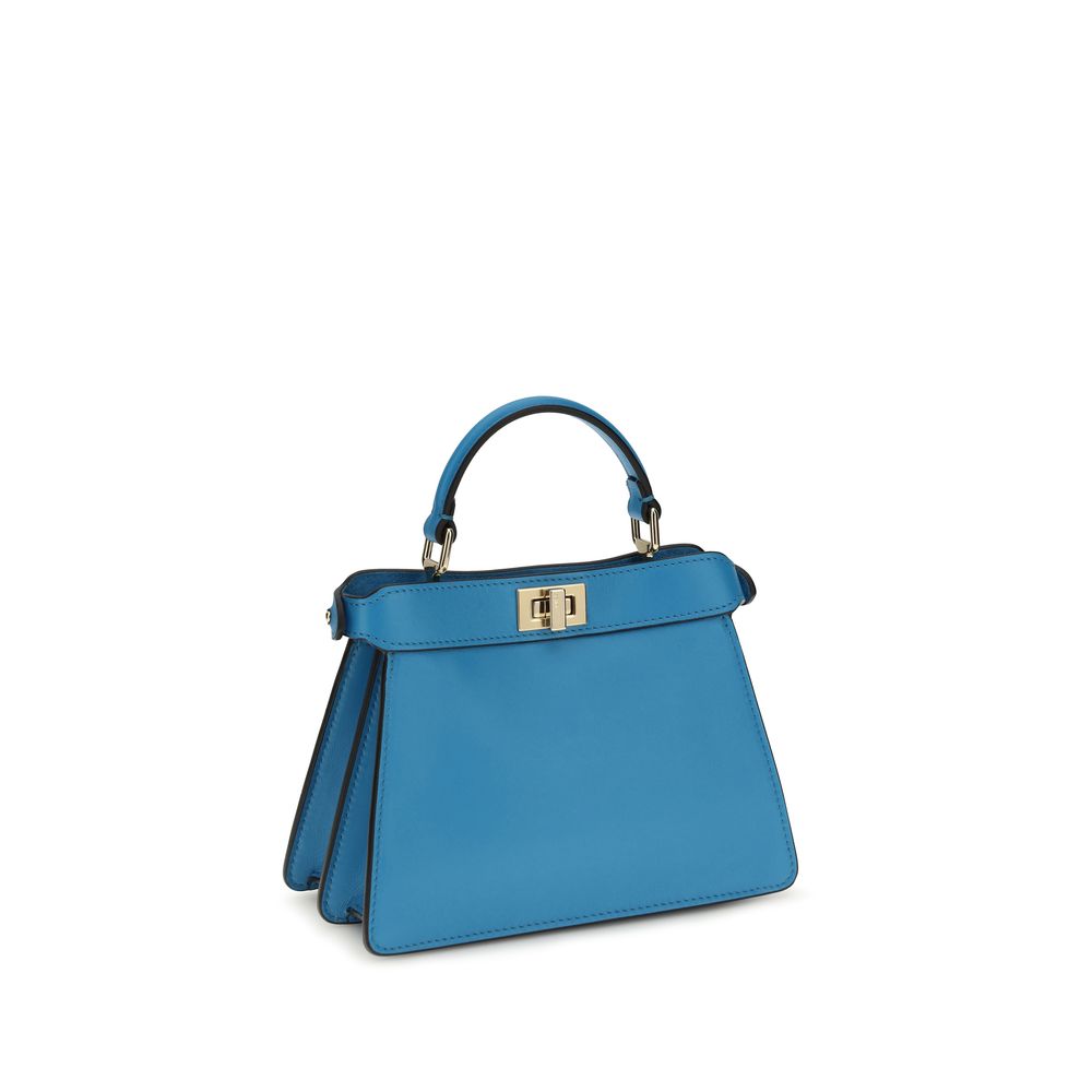 Blue Calf Leather Bos Taurus Handbag Fendi