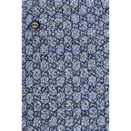 Blue Cotton Mini Skirt Gucci