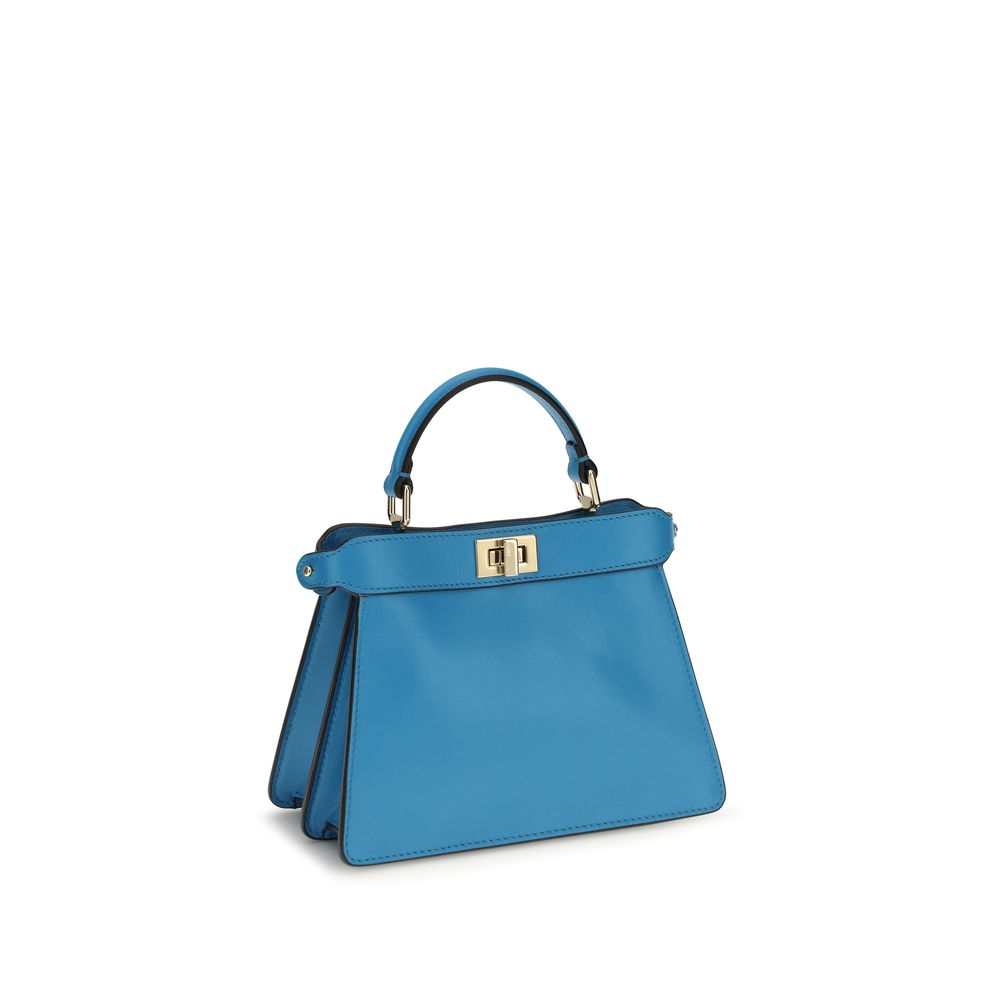 Blue Calf Leather Bos Taurus Handbag Fendi