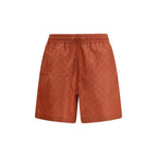 Orange Polyester Shorts Gucci