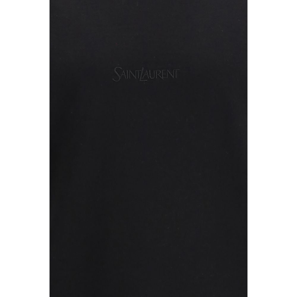 Black Cotton T-Shirt Saint Laurent