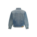 Blue Cotton Denim Jacket Saint Laurent