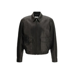 Black Lamb Ovis Aries Aries Leather Jacket
