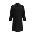 Black Cotton Coat Prada