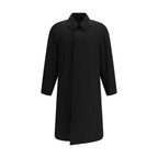Black Cotton Coat Prada