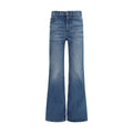Blue Cotton Flared Jeans Chloé