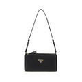Black Silk Shoulder Bag Prada