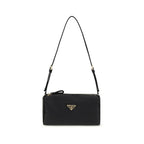 Black Silk Shoulder Bag Prada