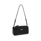 Black Silk Shoulder Bag Prada