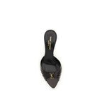 Black Calf Leather Bos Taurus High Heel Pumps Saint Laurent