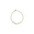 Gold Brass Necklace Chloé