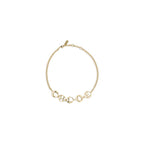 Gold Brass Necklace Chloé