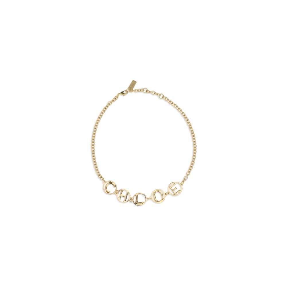 Gold Brass Necklace Chloé