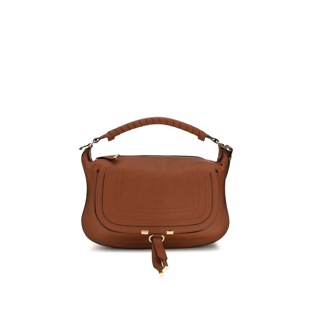 Brown Calf Leather Bos Taurus Shoulder Bag Chloé