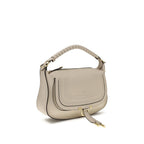 Beige Calf Leather Bos Taurus Shoulder Bag Chloé