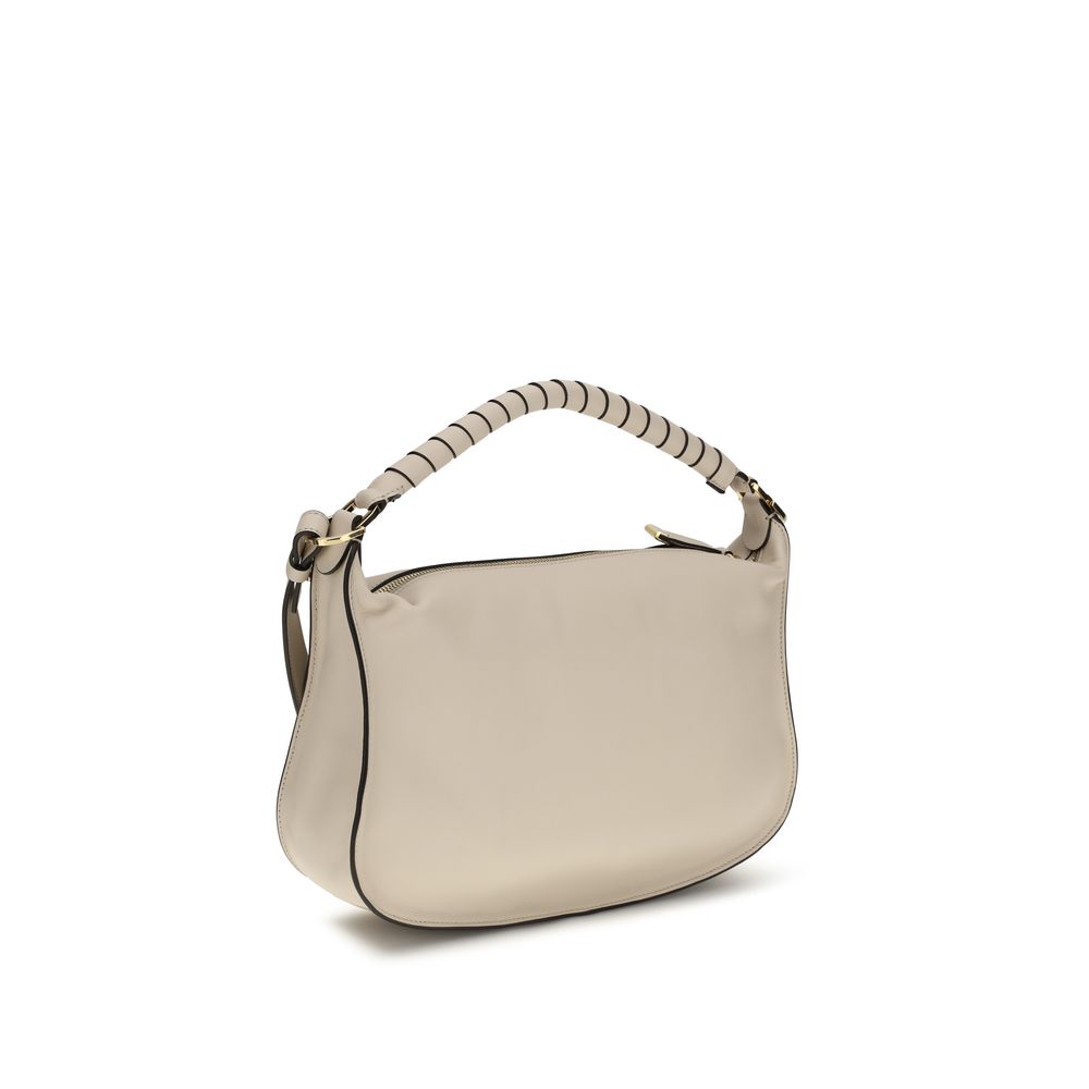 Beige Calf Leather Bos Taurus Shoulder Bag Chloé