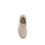 Beige Calf Leather Bos Taurus Chunky Sneakers Chloé