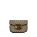 Beige Cotton Shoulder Bag Gucci