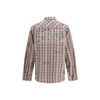 Multicolor Cotton Pattern Shirt Off-White