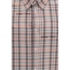 Multicolor Cotton Pattern Shirt Off-White