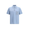 Blue Cotton Polo Shirt Ferragamo