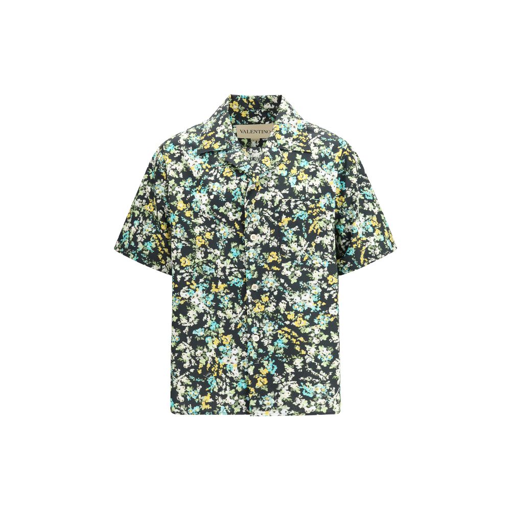Multicolor Cotton Pattern Shirt Valentino