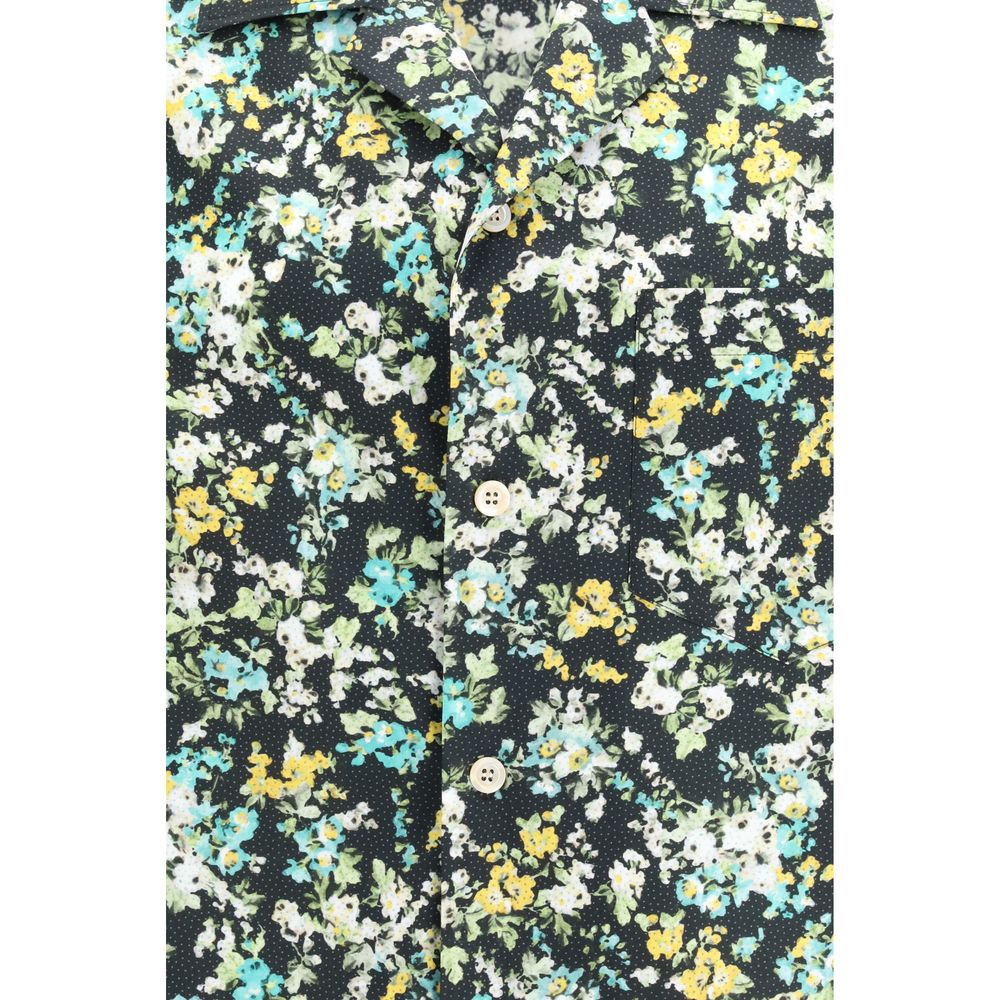 Multicolor Cotton Pattern Shirt Valentino