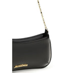 Black Calf Leather Bos Taurus Shoulder Bag Jacquemus