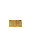 Beige Calf Leather Bos Taurus Shoulder Bag Jacquemus
