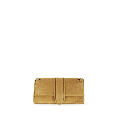 Beige Calf Leather Bos Taurus Shoulder Bag Jacquemus