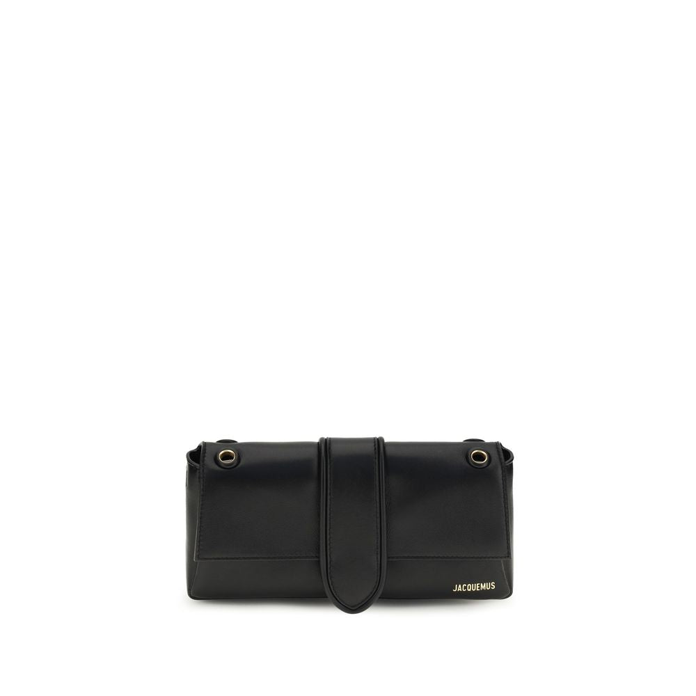 Black Calf Leather Bos Taurus Shoulder Bag Jacquemus