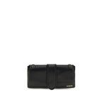 Black Calf Leather Bos Taurus Shoulder Bag Jacquemus