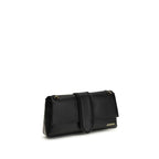 Black Calf Leather Bos Taurus Shoulder Bag Jacquemus