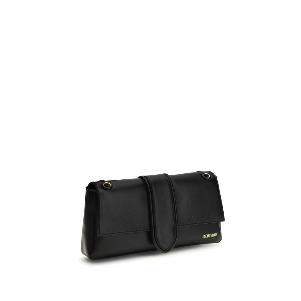 Black Calf Leather Bos Taurus Shoulder Bag Jacquemus