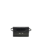 Black Calf Leather Bos Taurus Shoulder Bag