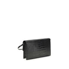 Black Calf Leather Bos Taurus Shoulder Bag