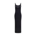 Black Cotton Casual Dress