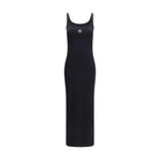 Black Cotton Casual Dress