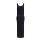 Black Cotton Casual Dress