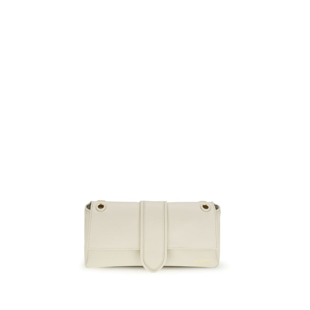 Beige Calf Leather Bos Taurus Shoulder Bag Jacquemus