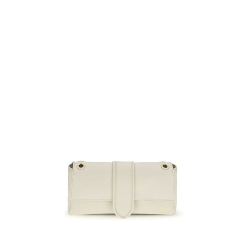 Beige Calf Leather Bos Taurus Shoulder Bag Jacquemus