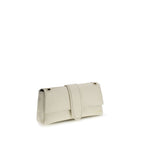 Beige Calf Leather Bos Taurus Shoulder Bag Jacquemus
