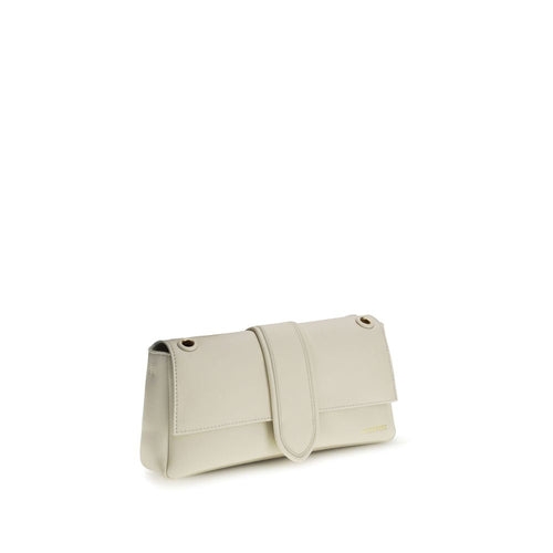 Beige Calf Leather Bos Taurus Shoulder Bag Jacquemus