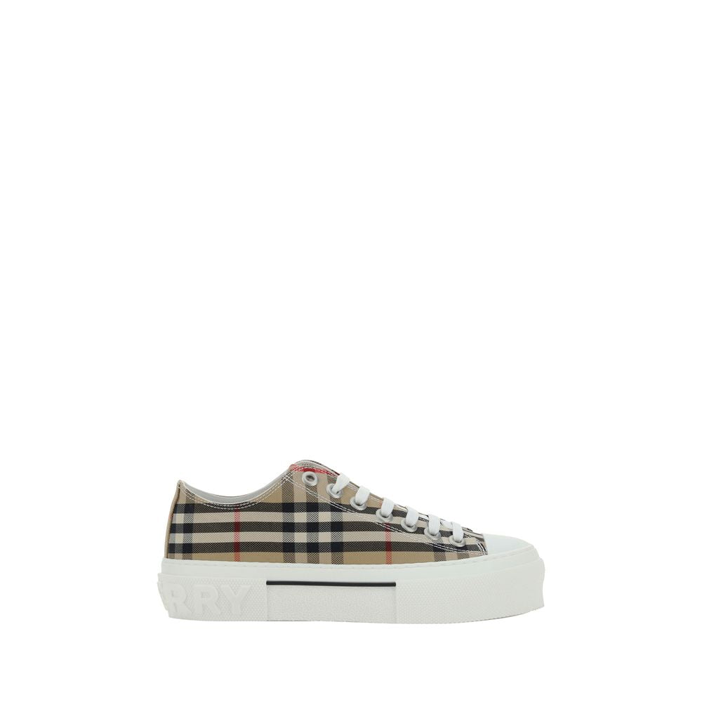 Brown Synthetic Low Top Sneakers Burberry
