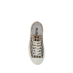 Brown Synthetic Low Top Sneakers Burberry